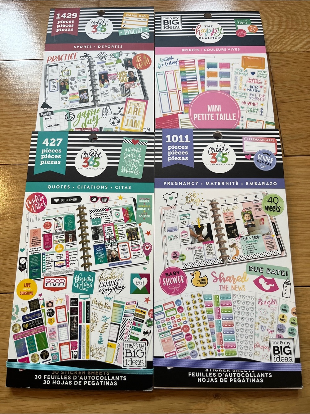 4 Happy Planner Stickers